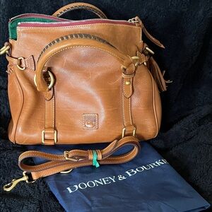 Dooney & Bourke Brown Leather Satchel